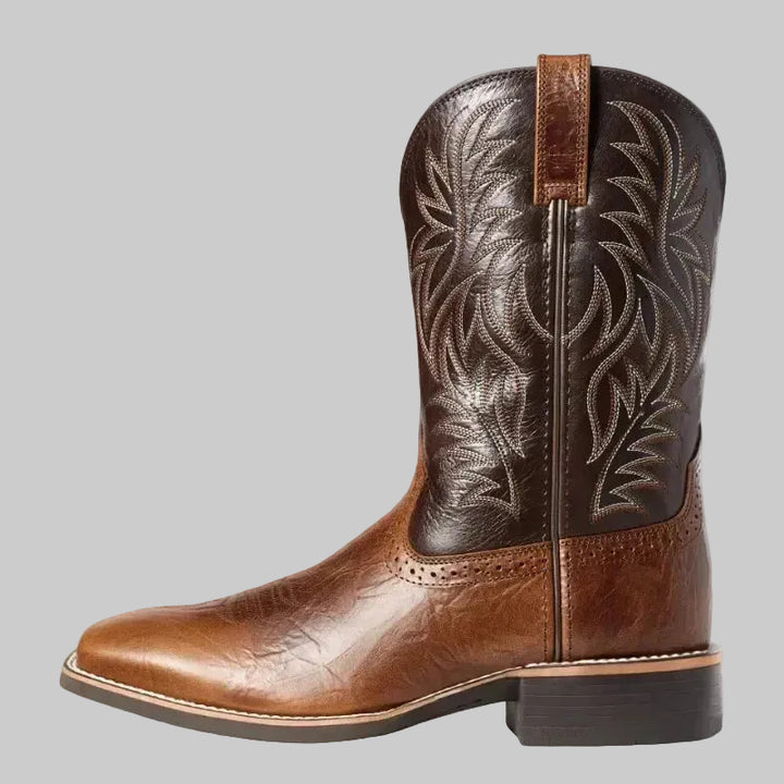 Embroidered Western Cowboy Boots