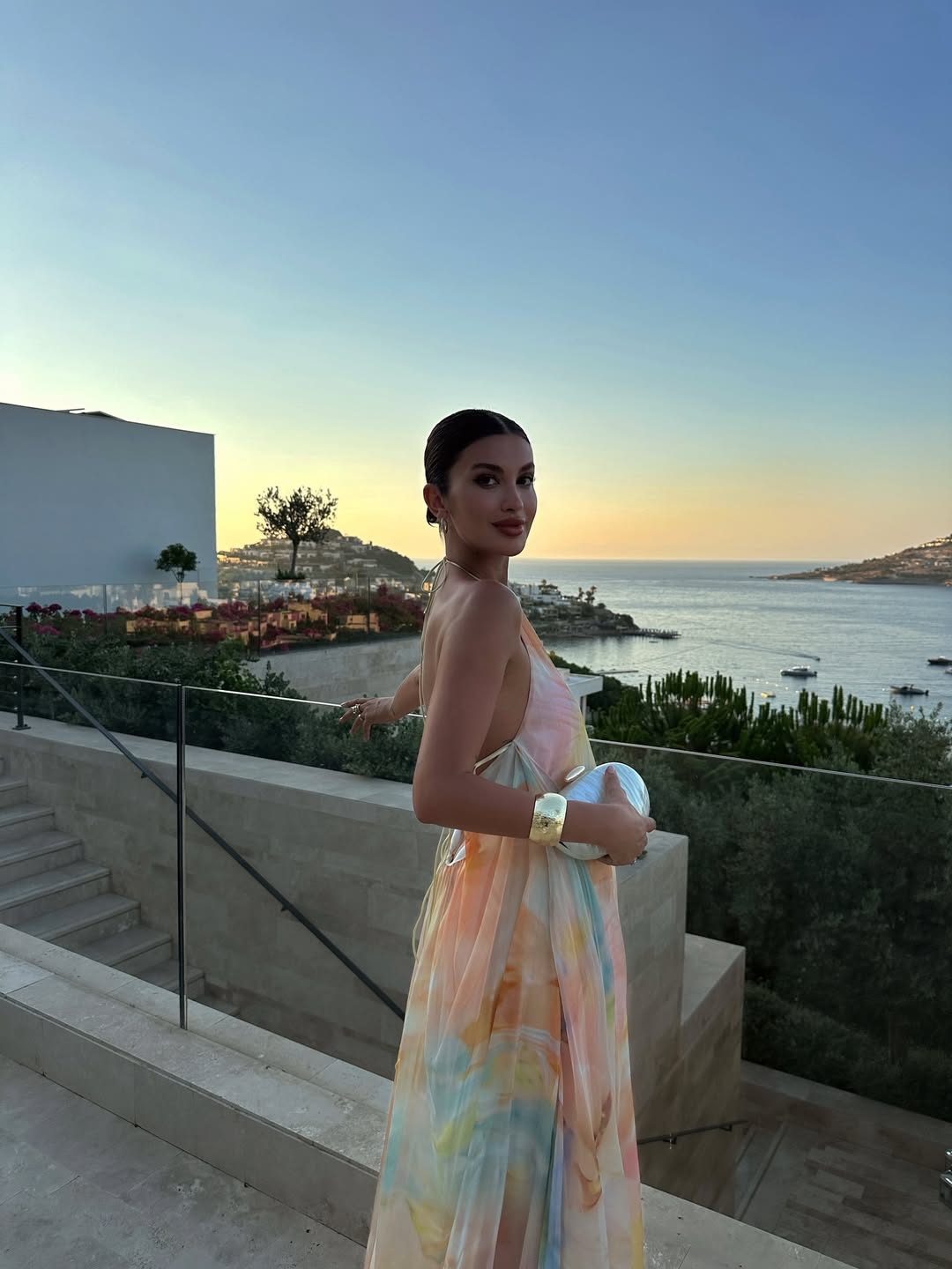 Eliza | Women's Printed Halter Maxi Summer Wedding Guest Dress
