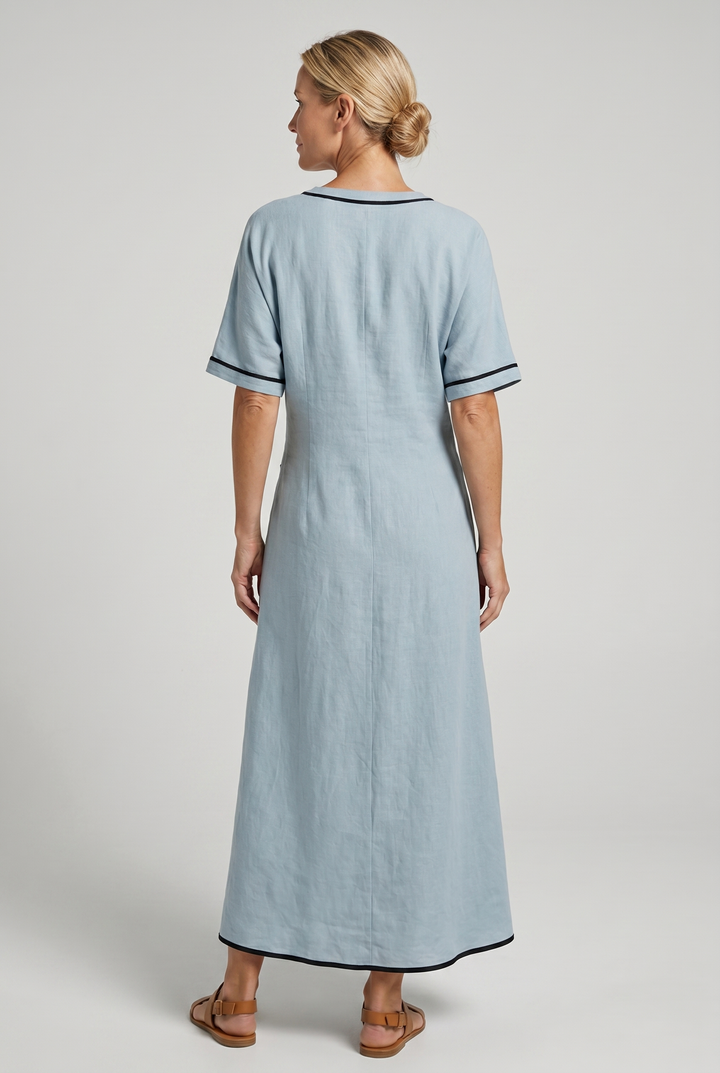 Rosalind | Women's Twist Front Maxi Summer Dress