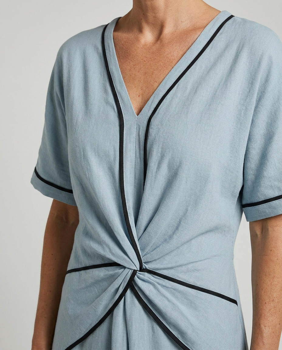 Rosalind | Women's Twist Front Maxi Summer Dress