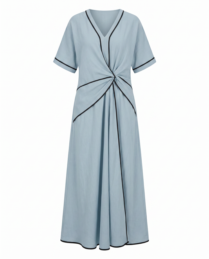Rosalind | Women's Twist Front Maxi Summer Dress